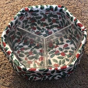 Longaberger Basket Holly Berry Christmas 1998